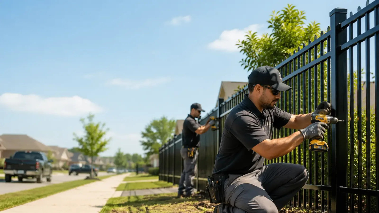 Metal Fence Installation in Hackberry, LA